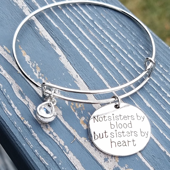 Friend bracelet, bangle, charm bracelet, sisters - Picture 2 of 3